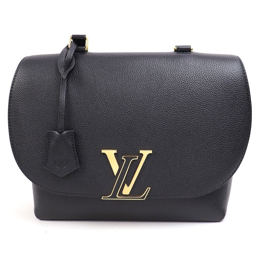 Louis Vuitton Volta Noir Taurillon leather shoulder bag black